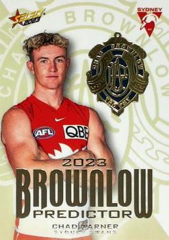 2023 Select AFL Footy Stars - Brownlow Predictor Gold #BPG79 Chad Warner Front